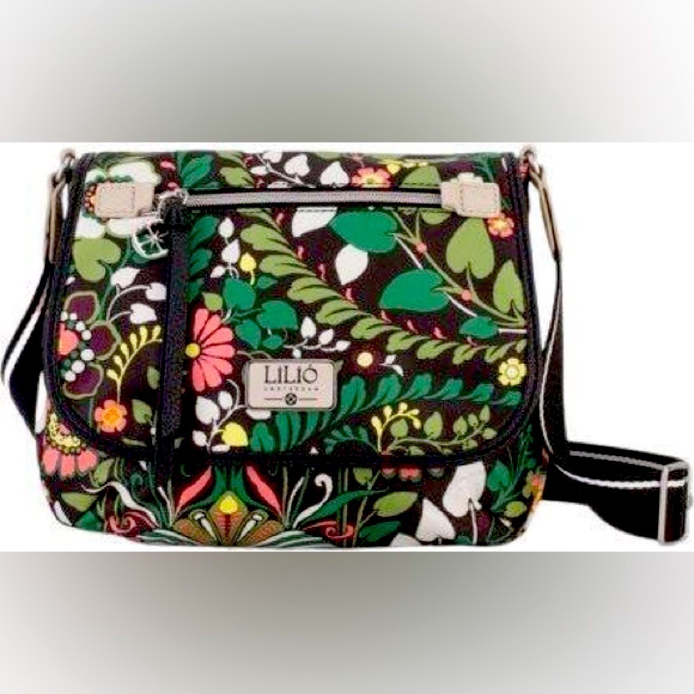 LiLiÓ Amsterdam Morris Garden S handbag small handbag Peacock Green 3 Compart